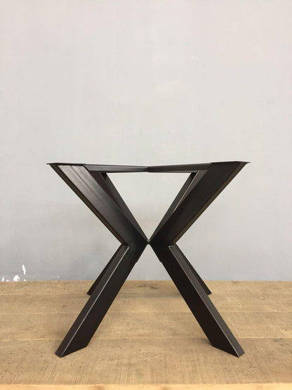 metal table base