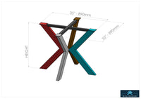 round table base star 