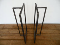 40"x23"x11" Trestle Table Bases, Bar Height Table Bases Set(2)
